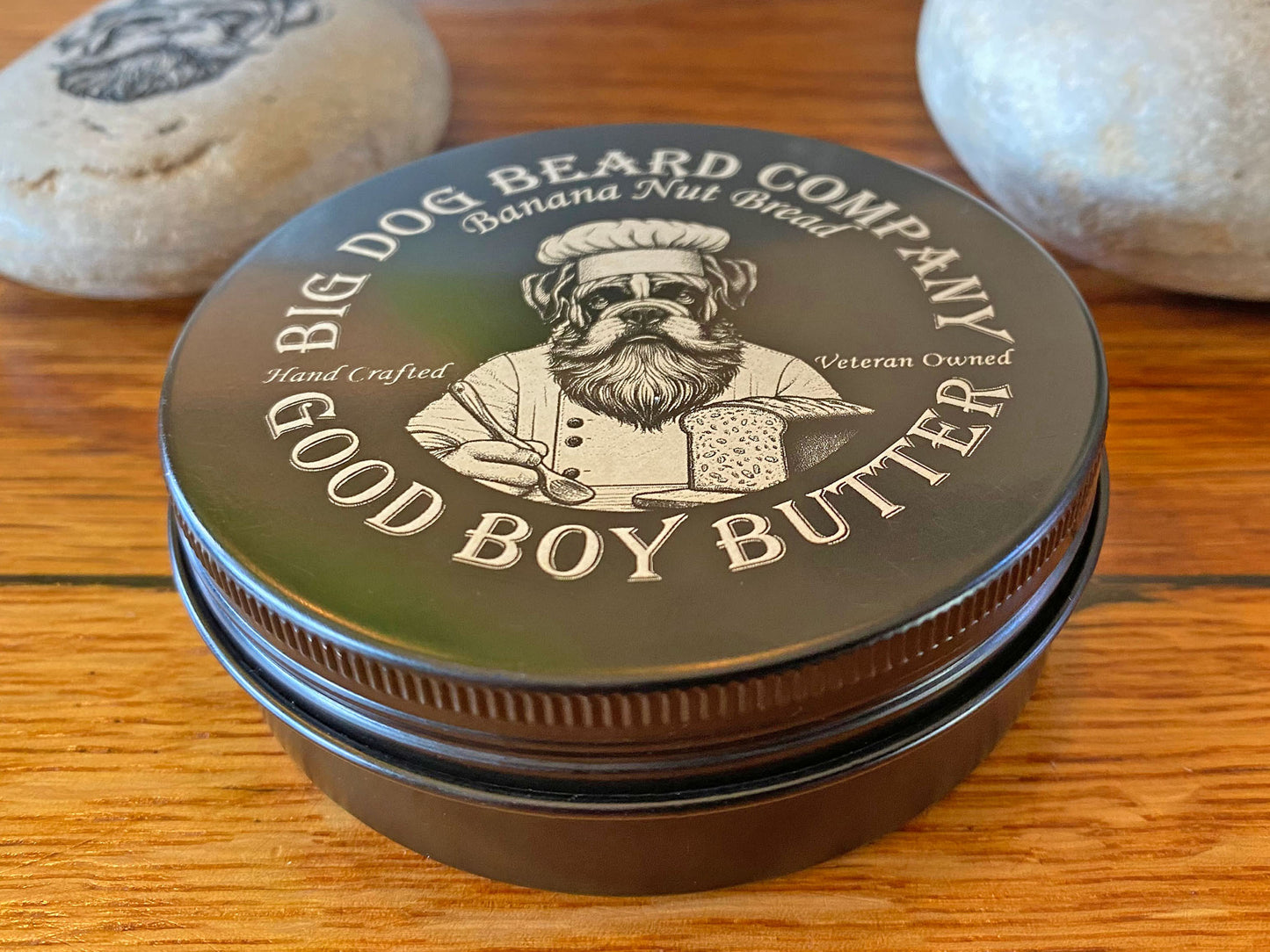 Banana Nut Bread GOOD BOY Beard Butter by Big Dog Beard Company close up pic