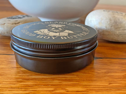 Banana Nut Bread GOOD BOY Beard Butter by Big Dog Beard Company close up pic