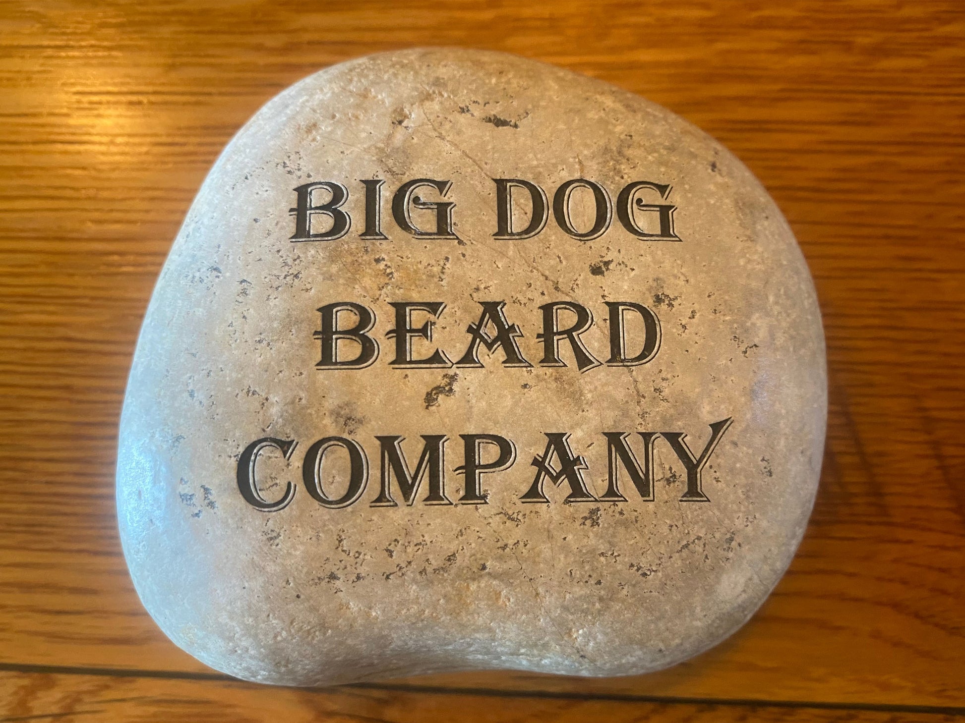 Big Dog Beard Company Beard Stone Example