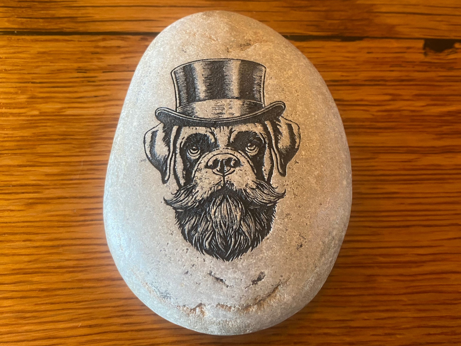 Big Dog Beard Stone, GOOD BOY Logo Stone