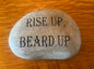 Big Dog Beard Company Beard Stones – Laser Engraved - Inspirational Beard Witticisms & GOOD BOY Logo Stone Collection