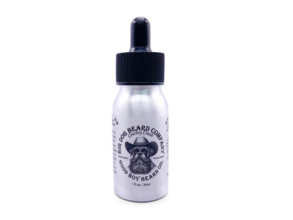 Front View of Cowboy Crush Beard Oil by Big Dog Beard Company.