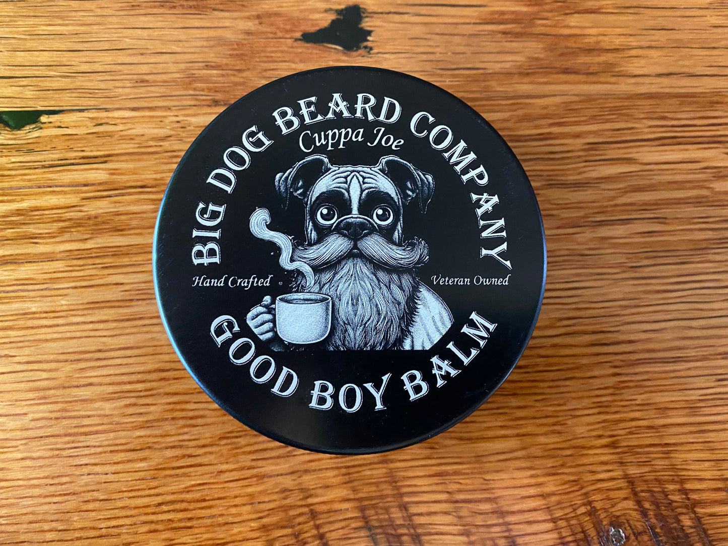 Cuppa Joe GOOD BOY Beard Balm by Big Dog Beard Company Top View