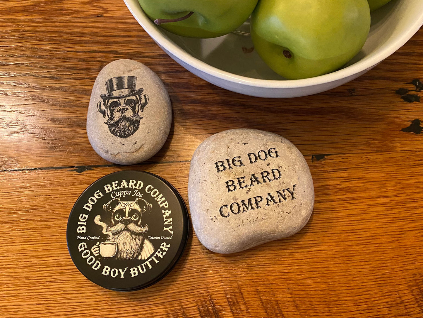 A tin of Cuppa Joe Good Boy Beard Butter by Big Dog Beard Company, Smells as Delicious as it looks