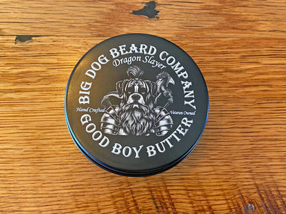 Big Dog Beard Company Dragon Slayer Good Boy Beard Butter, Top View