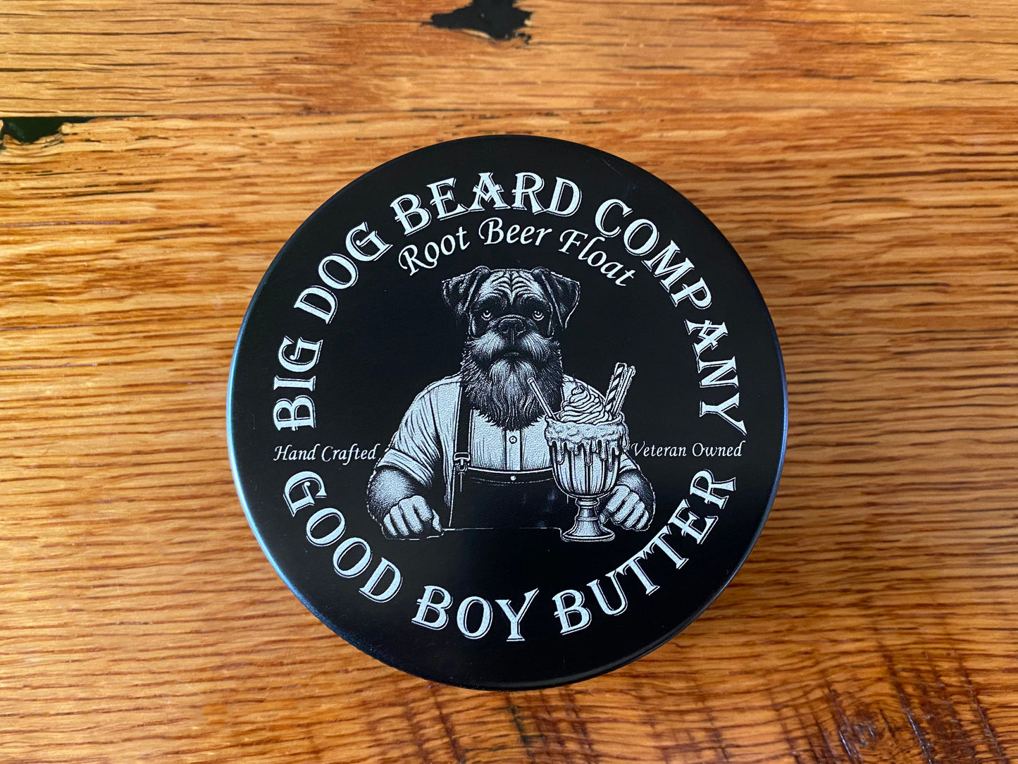 Root Beer Float GOOD BOY Beard Butter by Big Dog Beard Company Top View